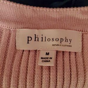 Philosophy sweater